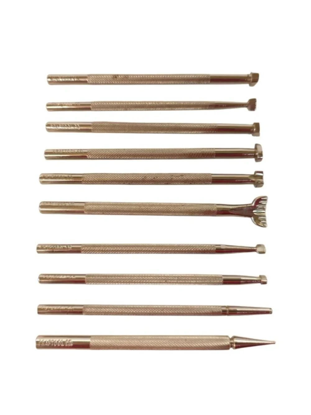 Craftool Co Leather Stamping Tools Leathercraft Stamp Punches Lot Of 10